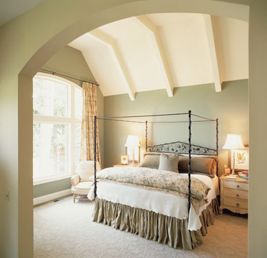 luxurious master bedroom suite