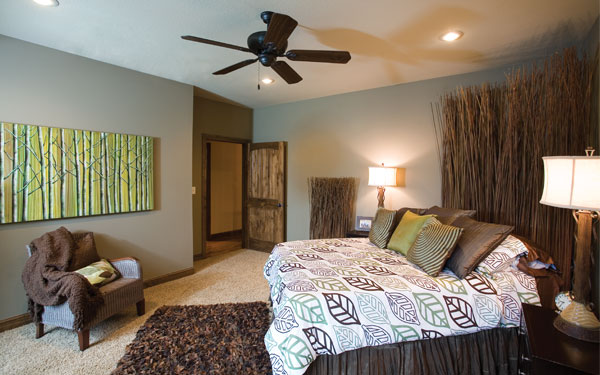 jungle themed master bedroom