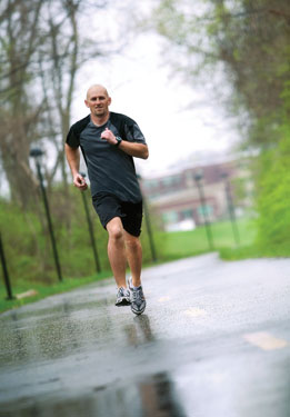 man running