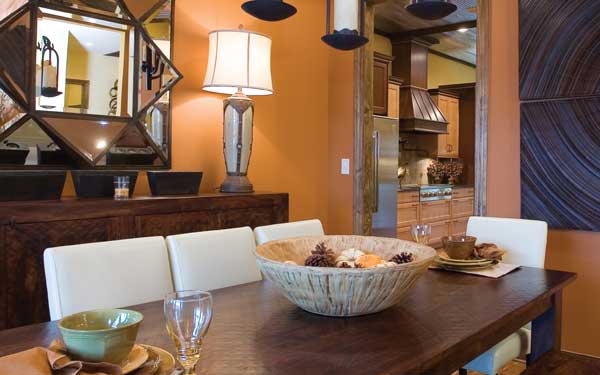 dining room with fall inspiration
